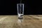 Pure water is poured into a cylindrical glass