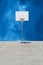 Pure White Basketball Standard or Backboard with Cloudy Background