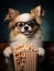 Purebred pet adorable pedigree portrait background chihuahua breed cute dogs puppy animal funny