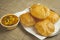Puri - Popular Indian Dish Puri Bread, Fried Bread,Poori