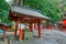 Purification area at Nikko Futarasan Shrine in Nikko, Japan