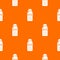 Purified water container pattern vector orange