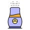 Purifier humidifier icon color outline vector