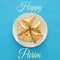 Purim celebration concept & x28;jewish carnival holiday& x29;. Traditional hamantaschen cookies. Top view.