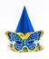 purim. Clown hat, with Butterfly-shaped mask