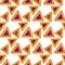 Purim hamantaschen seamless pattern. Jewish traditional dish on the holiday of Purim. endless background, texture