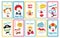 Purim tags set, can be used for purim basket- Mishloach manot- vector