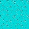 Purity water drops. Seamless vector pattern.