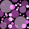 Purple abstract background with circles, fashionable clothing color