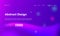 Purple Abstract Geometric Sparkle Gloss Landing Page Background. Futuristic Digital Motion Gradient Pattern Soft Neon