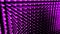 Purple abstraction with a lot of small rectangular cubes. Abstract background with purple cubes on a black background. 3D