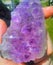 Purple Amethyst Geode  Gemstone Crystal