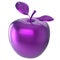 Purple apple food blue research experiment nutrition fruit icon