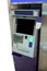 Purple ATM machines. The station automatic machine