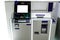 Purple ATM machines. The station automatic machines.