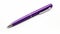 Purple Ball Pen On White Background: Marat Safin Style, Chrome-plated