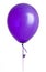 Purple Balloon on White