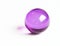Purple bath ball