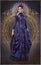 Purple Belle Epoque Gown, 3d CG