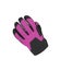 Purple bicycle gloves isolated