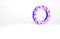 Purple Bicycle wheel tire icon isolated on white background. Bike race. Extreme sport. Sport equipment. Minimalism