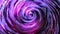 Purple and black endless tornado with transforming texture, seamless loop. Motion. Lilac rotating extraterrestrial