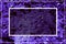 Purple blinking sequins. Space for text. Shiny sparkling texture for disigners. Glow