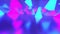 Purple and blue neon light. 3D Animation, 360 Panoramic, Motion Abstract image of geometric background