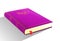 Purple book vector