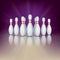 Purple Bowling Pin Deck Pins