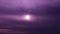 Purple brume on the sky