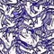 Purple camo swirl very peri color of the year seamless pattern texture. Colorful trend tone on tone linen texture