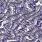 Purple camo swirl very peri color of the year seamless pattern texture. Colorful trend tone on tone linen texture