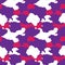 Purple Camouflage Abstract Seamless Pattern Background