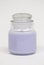 Purple candle jar