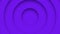 Purple circle paper art wave motion looping. Abstract background video seamless looping.
