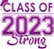 Purple Class of 2023 Strong Logo