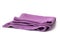 purple cleaning towel on white background