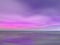 Purple cloudscape over sea