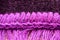 Purple Color Wool Threads Twisted Detailed Design Close Up Background Stock Photograph