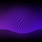 Purple colours spectrum. Gamut of purple colours frequencies.