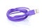 Purple computer cable