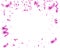 Purple Confetti. Vector Festive Illustration of Falling Shiny Confetti Isolated