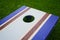 Purple Cornhole Bean Bag Toss Game