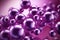 Purple cosmetic molecules. Generate Ai