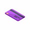 Purple Credit card, Isometric, Finance, Business, Bank card, Vector