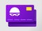 Purple Credit Card with Thief icon