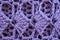 A purple crochet texture, blanket