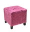 Purple cube Pouffe