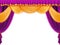 Purple curtain